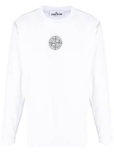 Stone Island футболка с длинными рукавами и логотипом