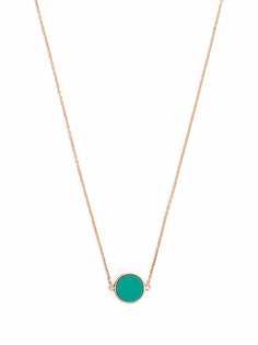 GINETTE NY колье Mini Ever из желтого золота с бирюзой