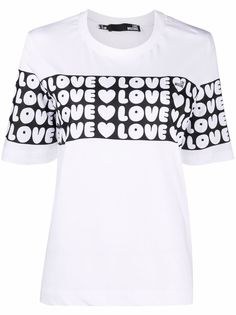 Love Moschino футболка с графичным принтом