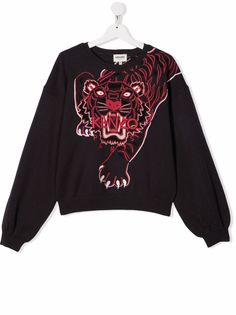 Kenzo Kids толстовка с вышивкой