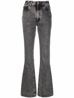 Alessandra Rich джинсы bootcut с завышенной талией