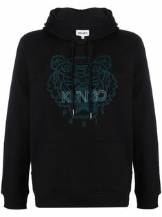 Kenzo худи с вышивкой Tiger