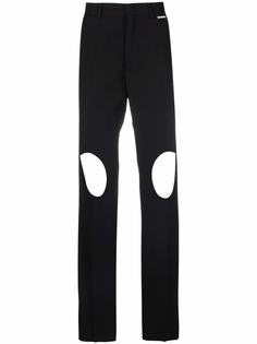 VETEMENTS брюки с вырезами