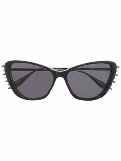 Alexander McQueen солнцезащитные очки с шипами