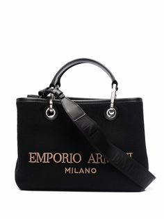 Emporio Armani маленькая сумка-тоут с логотипом