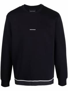 Emporio Armani толстовка с вышитым логотипом
