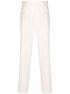 Emporio Armani вельветовые брюки прямого кроя