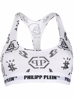 Philipp Plein бюстгальтер с монограммой