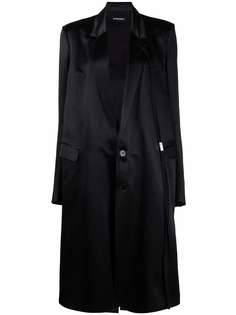 Ann Demeulemeester атласное пальто