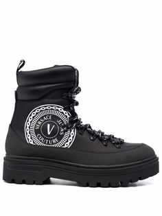 Versace Jeans Couture ботинки на шнуровке с логотипом