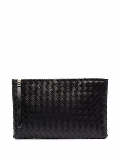 Bottega Veneta клатч с плетением Intrecciato