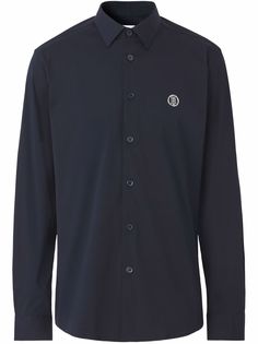 Burberry рубашка с монограммой