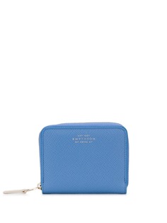 Smythson маленький кошелек Panama с круговой молнией