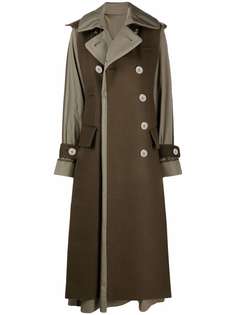 sacai двустороннее пальто