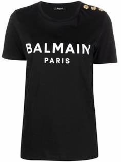 Balmain футболка с логотипом