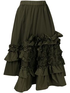 Biyan юбка асимметричного кроя с оборками