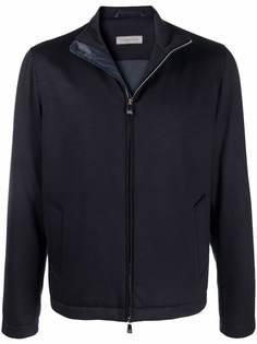 Corneliani шерстяная куртка с высоким воротником