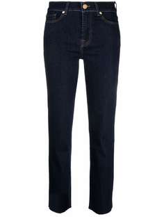7 For All Mankind укороченные джинсы с завышенной талией
