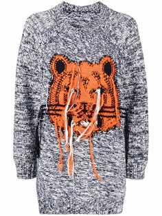 Kenzo свитер с узором Tiger