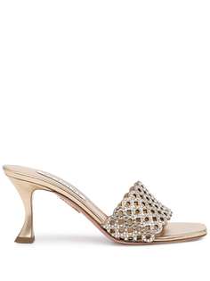 Aquazzura мюли Crystal Candy 75