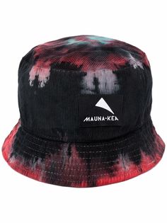 Mauna Kea панама с принтом тай-дай и нашивкой-логотипом