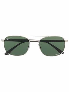 Ray-Ban солнцезащитные очки в квадратной оправе