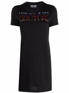 Versace Jeans Couture платье-футболка с пайетками