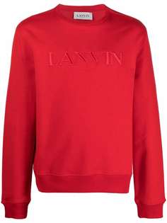 LANVIN толстовка с вышитым логотипом