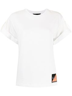 Armani Exchange толстовка с короткими рукавами и нашивкой-логотипом