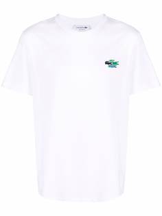 Lacoste футболка с нашивкой-логотипом и круглым вырезом