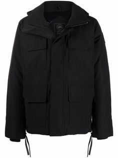 Canada Goose пуховик с потайной застежкой