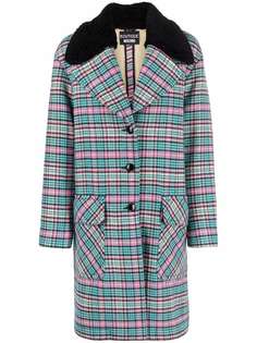 Boutique Moschino однобортное пальто в клетку