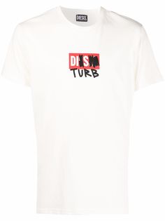 Diesel футболка Disturb с логотипом