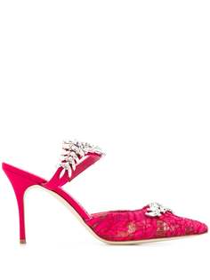 Manolo Blahnik кружевные туфли Lurumpi