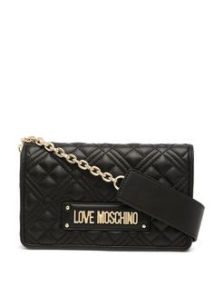 Love Moschino стеганая сумка через плечо с логотипом