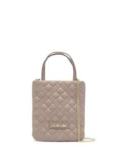 Love Moschino стеганая сумка через плечо с логотипом