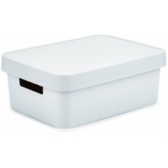 Коробка INFINITY с крышкой 11л серая,CURVER