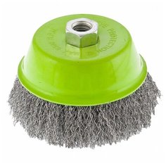 Щетка для УШМ, 125 мм, М14, "чашка", витая проволока 0,3 мм// Сибртех