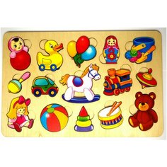 Развивающая доска большая "Игрушки" Нескучные игры
