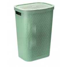 Корзина для белья INFINITY 60л сланцово-зеленая,CURVER