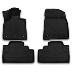 Коврики 3D в салон LEXUS RX, 2015->, 4 шт. (полиуретан) Element