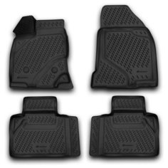 Коврики 3D в салон FORD Edge, 2013-> 4 шт. (полиуретан) Element