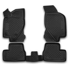 Коврики 3D в салон DATSUN on-do, 01/2014->, 4 шт. (полиуретан) Element