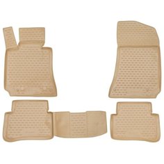 Коврики в салон MERCEDES-BENZ E-Class W212 2009-2016, 4 шт. (полиуретан, бежевые) Element