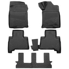 Коврики 3D в салон подходят для TOYOTA Land Cruiser Prado 2009-> П.Р., внед,. 5шт. (полиуретан) Element