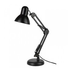 Настольная лампа GENERAL LIGHTING цвет черный, мощность светильника 60Вт, Е27, высота 60 см подставка+струбцина в комплекте