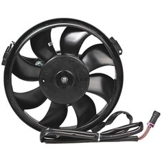 Электровентилятор кондиционера для автомобилей Passat (B5) (96-)/A4 (B5) (94-) (c кожухом) (тип Valeo) LUZAR