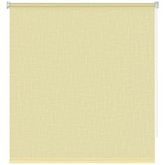 Рулонная штора DECOFEST Шантунг (лимонный), 160х160 см