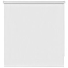 Рулонная штора DECOFEST Блэкаут Шалюр Мини (белый), 80х160 см