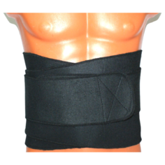 Пояс двойной широкий, цвет чёрный, неопрен, в коробке. Размер L, XL :(098А): Sprinter